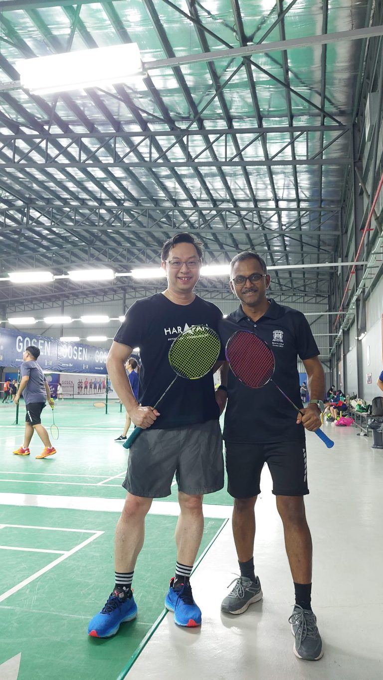 Prep for MyBar Games. Had the pleasure of meeting MP YB Jimmy also keeping fit for incoming parliamentary action