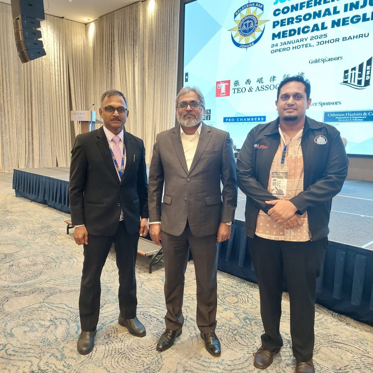 Johore Bar Conference on Personal Injuries and Medical Negligence. Thank you to all speakers, participants and sponsors.